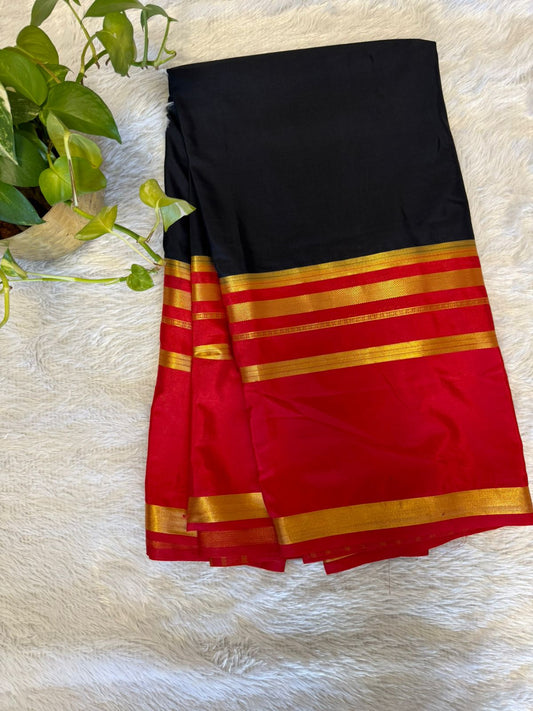 Semi Mysore Crepe Silk Saree