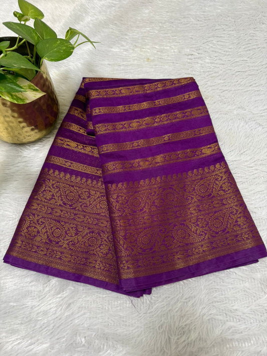 Purple Khaddi Georgette