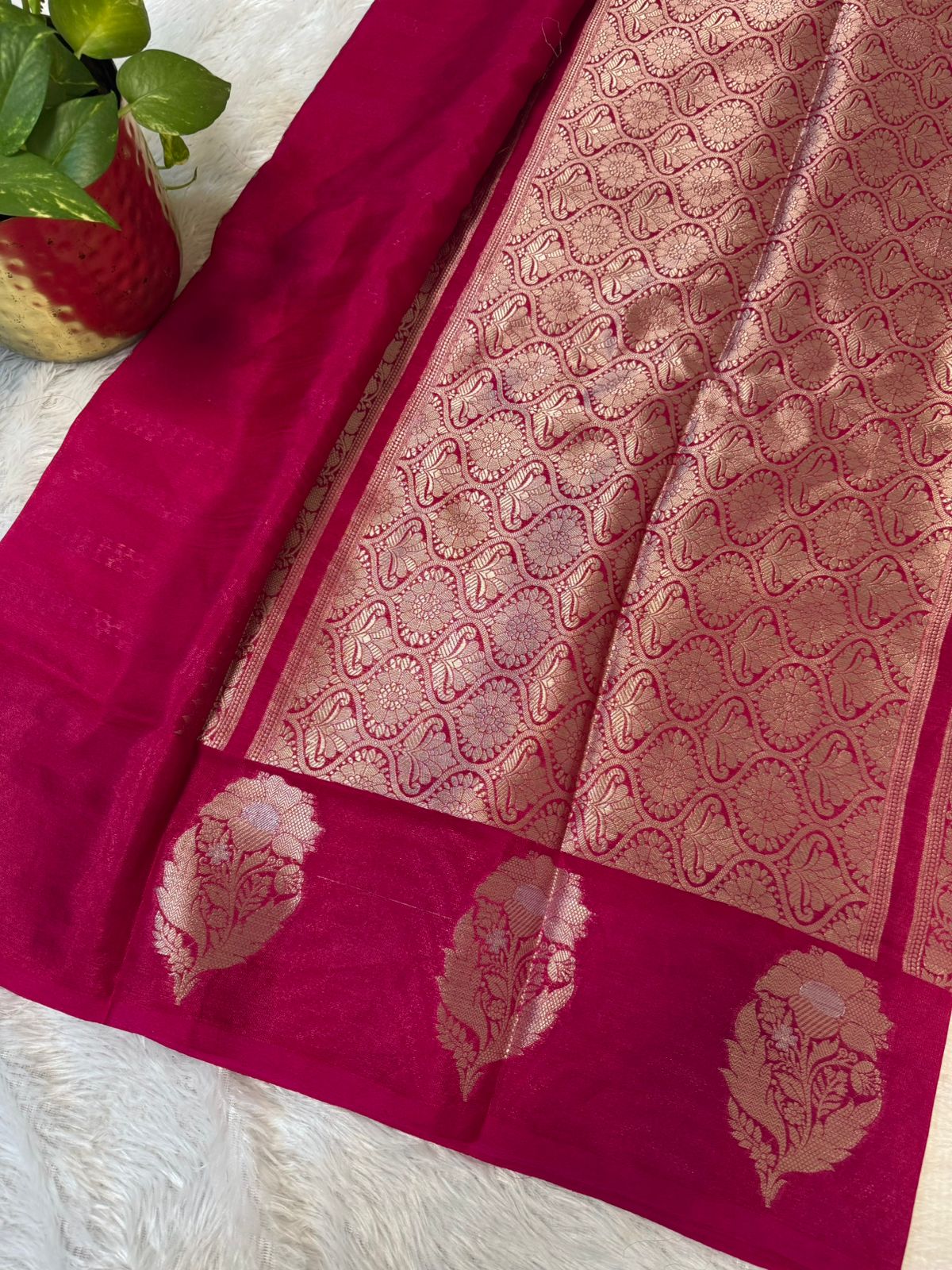 Pink Banarasi  Saree